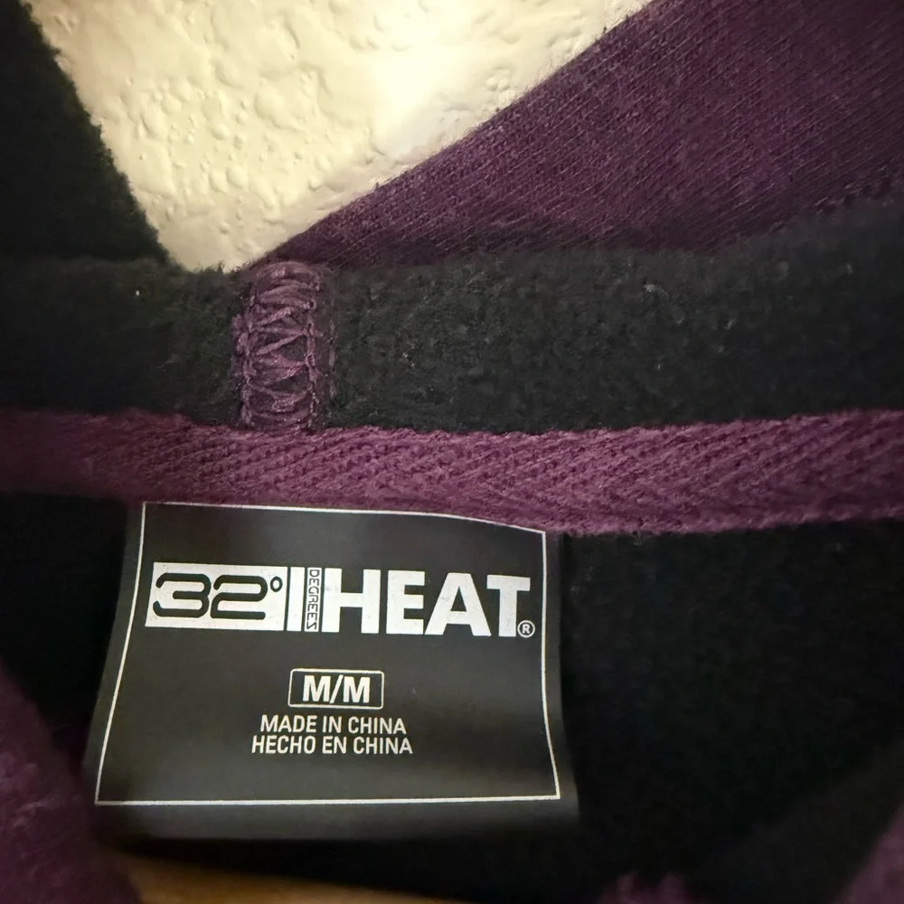32 Degrees jogger set. 
Deep Purple Sweat Suit (Hoodie & Joggers) - Picture 3 of 6